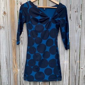 EUC Express Blue and Black BodyCon Dress